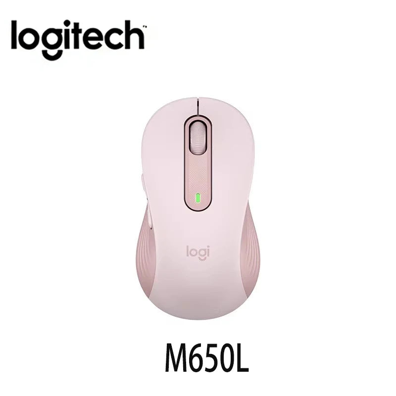 Logitech M650/M650/M650L Stylish Office Mouse - Rose Pink for Modern Workspace