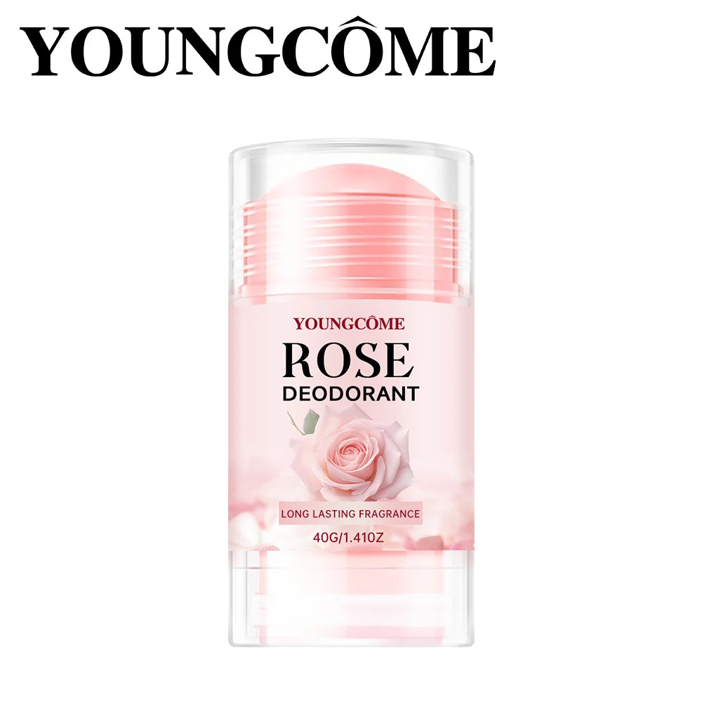Pink Rose Essentials Deodorant Stick Long Lasting Fragrance Fragrance Oil Deodorant Cream Dating Aroma Perfume Cooling armpit