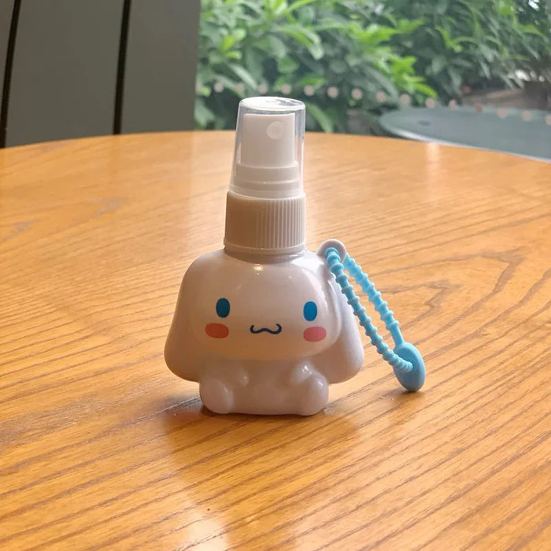 50ml Kawaii Anime Sanrio Spray Bottle Kuromi Cinnamoroll My Melody Student Travel Portable Cosmetics Perfume Alcohol Press Bottl