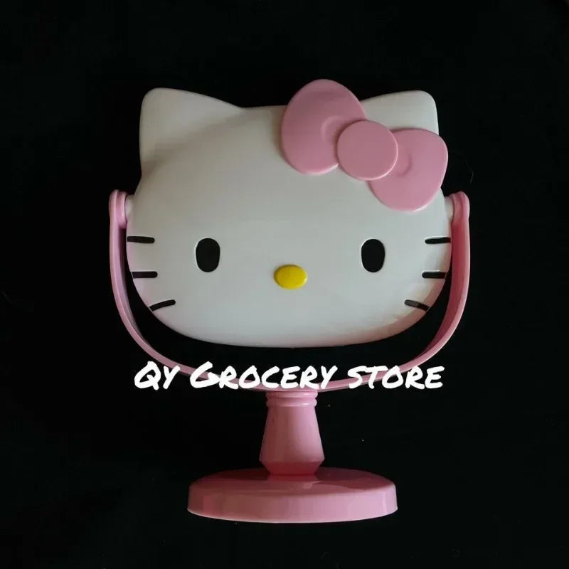 Hello Kitty My melody Fashion Dressing Table Bedroom Mirror Desktop Cosmetic Mirror Home Creative Dormitory Gift Wholesale