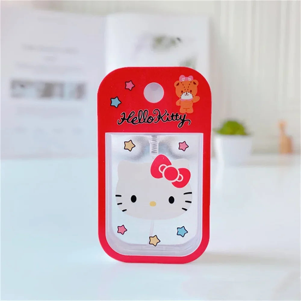 New Hello Kitty Kuromi Anime 50ML Filling Bottle Cartoon Alcohol Press Bottled Travel Portable Perfume Spray Refillable Bottles