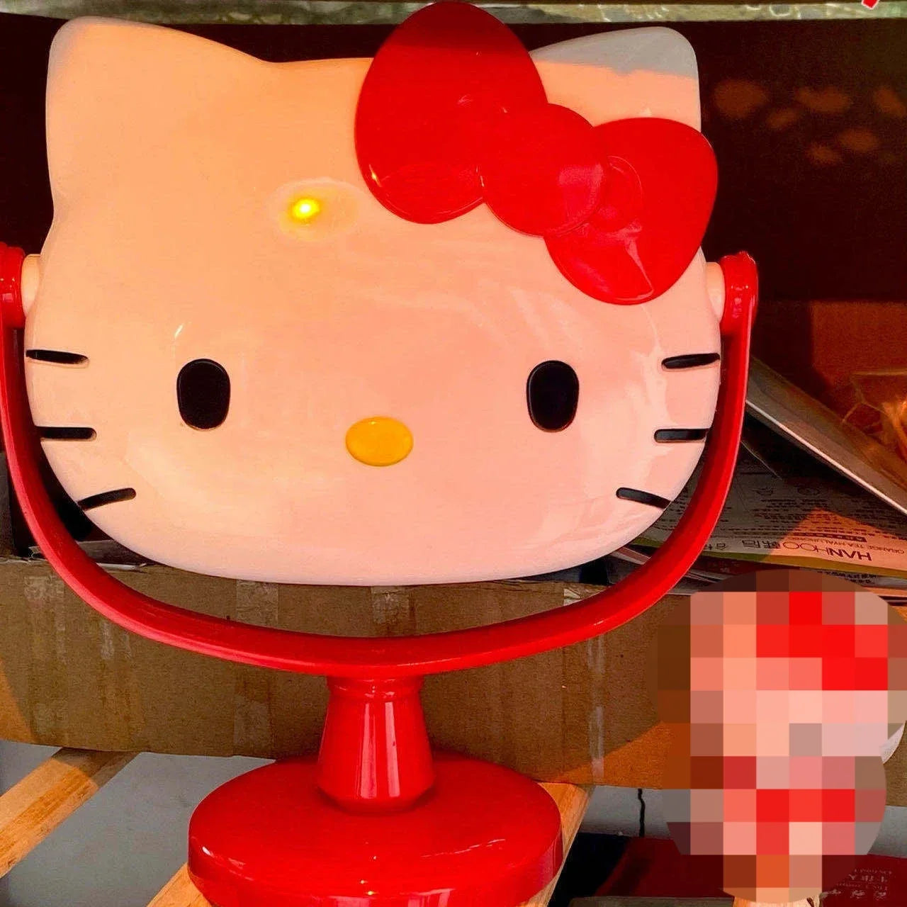 Hello Kitty My melody Fashion Dressing Table Bedroom Mirror Desktop Cosmetic Mirror Home Creative Dormitory Gift Wholesale