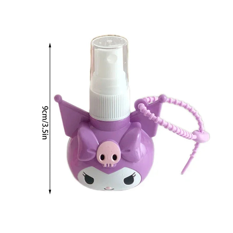 50ml Kawaii Anime Sanrio Spray Bottle Kuromi Cinnamoroll My Melody Student Travel Portable Cosmetics Perfume Alcohol Press Bottl