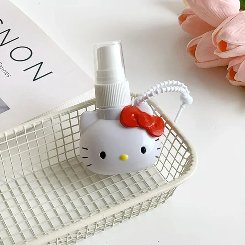 50ml Kawaii Anime Sanrio Spray Bottle Kuromi Cinnamoroll My Melody Student Travel Portable Cosmetics Perfume Alcohol Press Bottl
