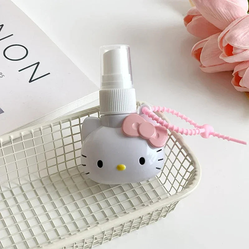 50ml Kawaii Anime Sanrio Spray Bottle Kuromi Cinnamoroll My Melody Student Travel Portable Cosmetics Perfume Alcohol Press Bottl