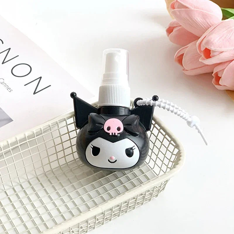 50ml Kawaii Anime Sanrio Spray Bottle Kuromi Cinnamoroll My Melody Student Travel Portable Cosmetics Perfume Alcohol Press Bottl