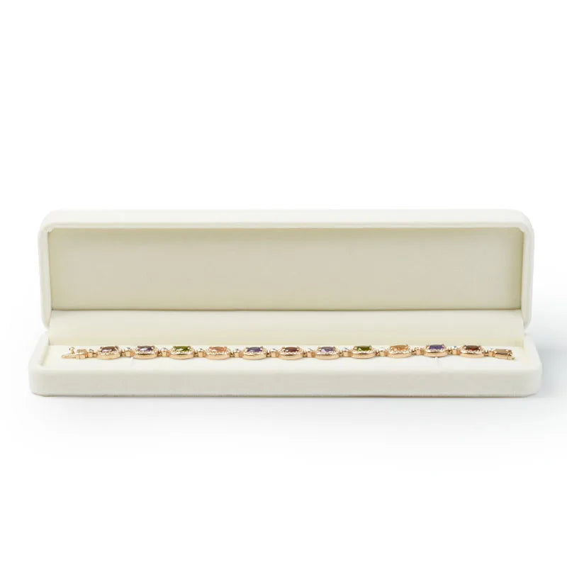 Oirlv Velvet Ring Box Pink Earring Jewelry Box Necklace Bracelet Storage Case Jewelry Gift Box for Wedding Jewelry Organizer Box