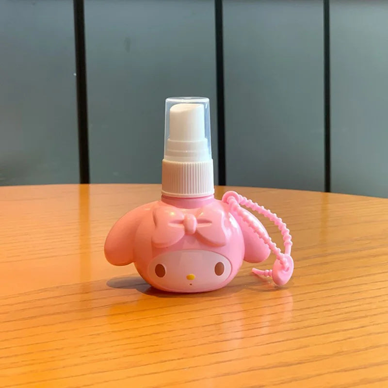 50ml Kawaii Anime Sanrio Spray Bottle Kuromi Cinnamoroll My Melody Student Travel Portable Cosmetics Perfume Alcohol Press Bottl